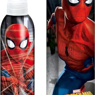 اسپری بدن کودک ونوجوان ایر وال مدل اسپایدر من مرد عنکبوتی marvel spider-man body spray byair-val